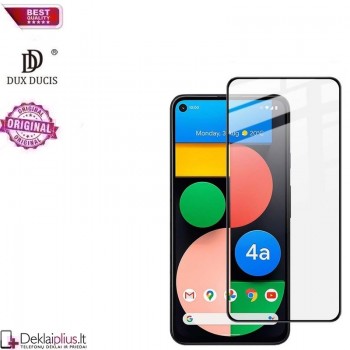 Dux Ducis ekrano apsauginis stiklas - per visą ekraną (telefonui Google Pixel 4A 5G)